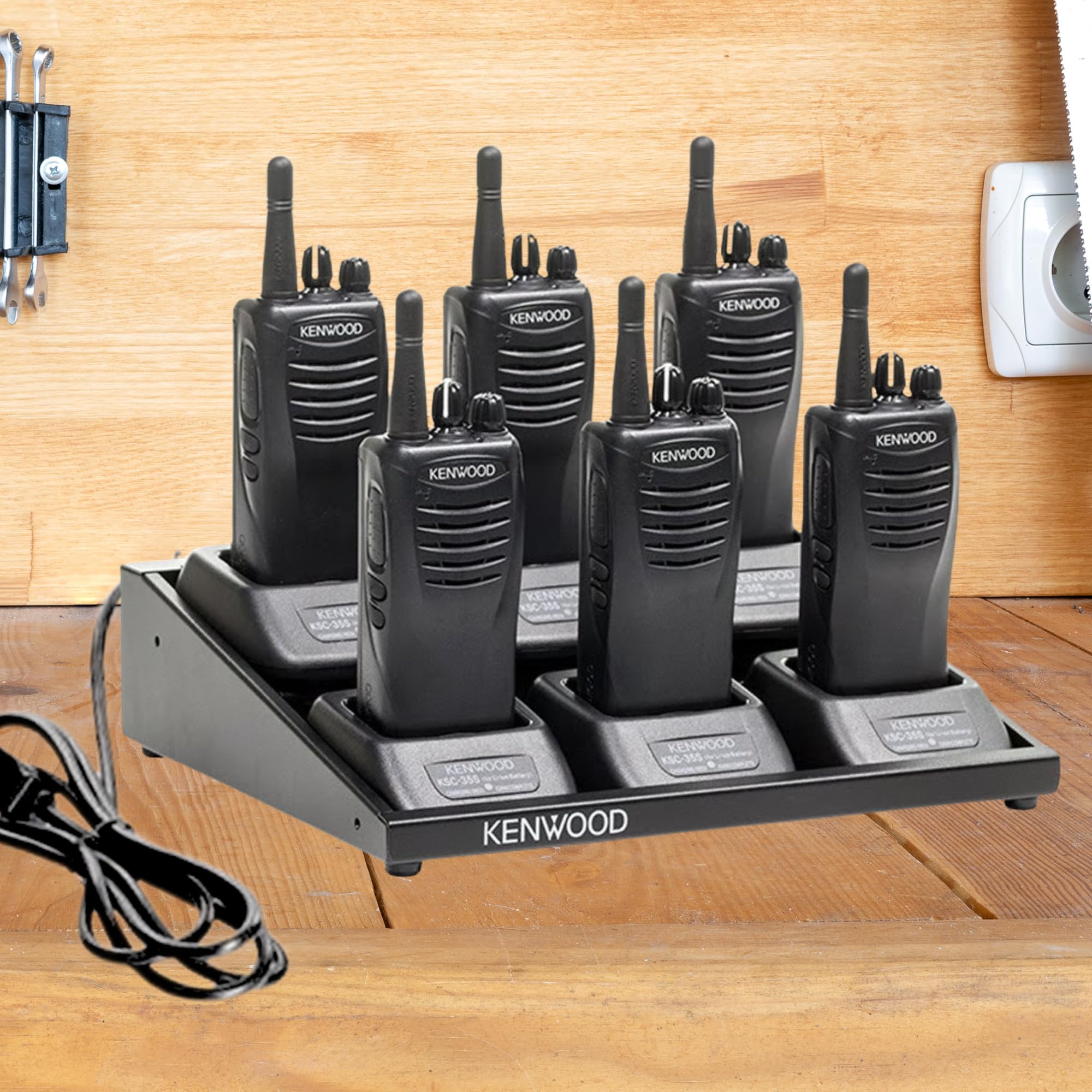 Amazon.com: KENWOOD KMB-28AK Multi-Unit Charger Adapter – 6 Slot